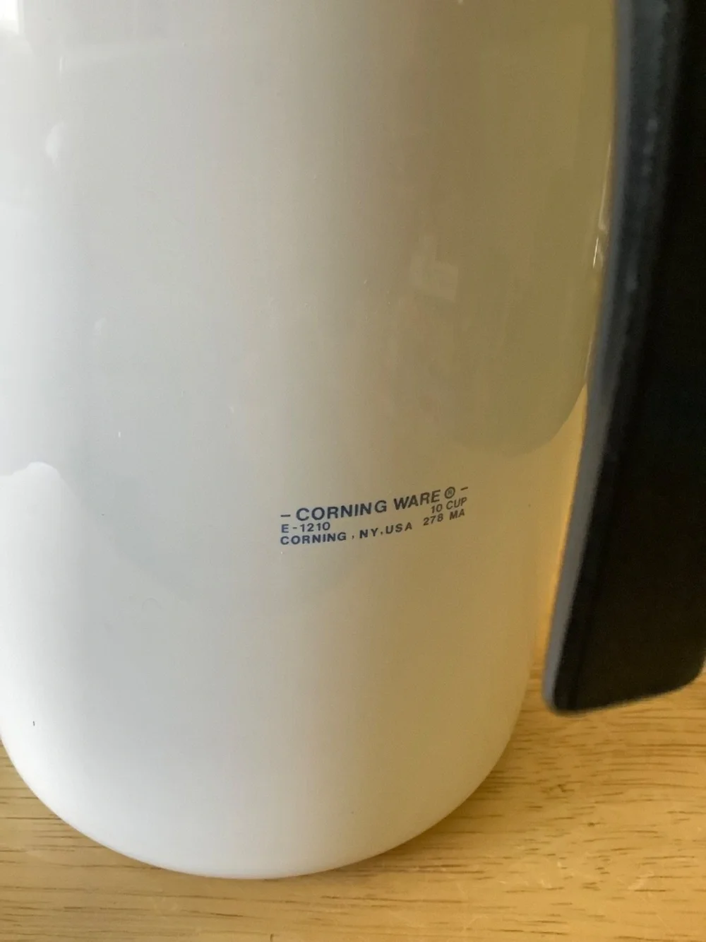 Corning Ware Blue Cornflower 10-Cup COFFEE POT Percolator E-1210 NO CORD